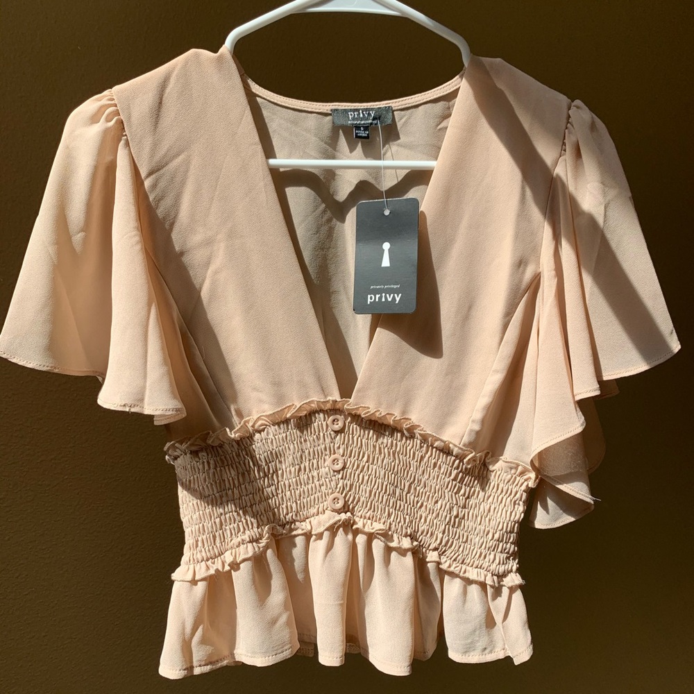 PRIVY Woven Top/SSLV